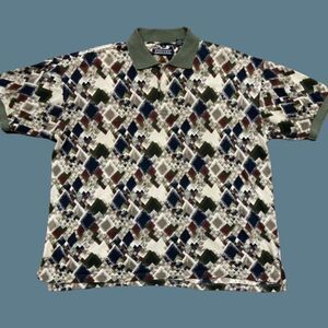 Patterned Polo Shirt